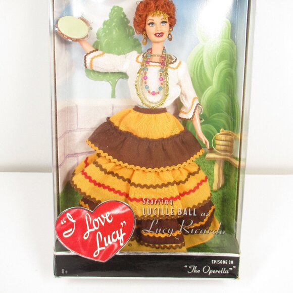 I Love Lucy The Operetta Episode 38 Lucille Ball Barbie Collector Mattel G8057 - Picture 2 of 8